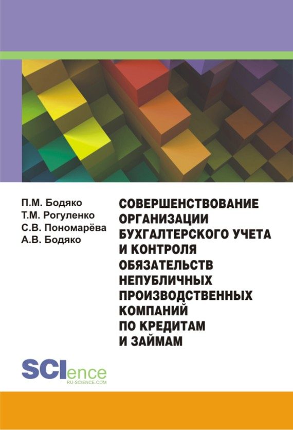 Обложка книги «Совершенствование организации бухгалтерского учета и контроля обязательств непубличных производственных компаний по кредитам и займам»
