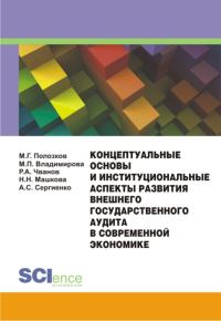 Обложка книги «Концептуальные основы и институциональные аспекты развития внешнего государственного аудита в современной экономике»