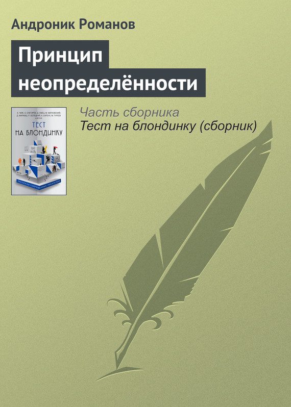 Обложка книги «Принцип неопределённости»