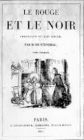 Обложка книги «Le rouge et le noir»