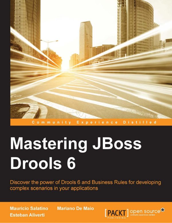 Обложка книги «Mastering JBoss Drools 6»
