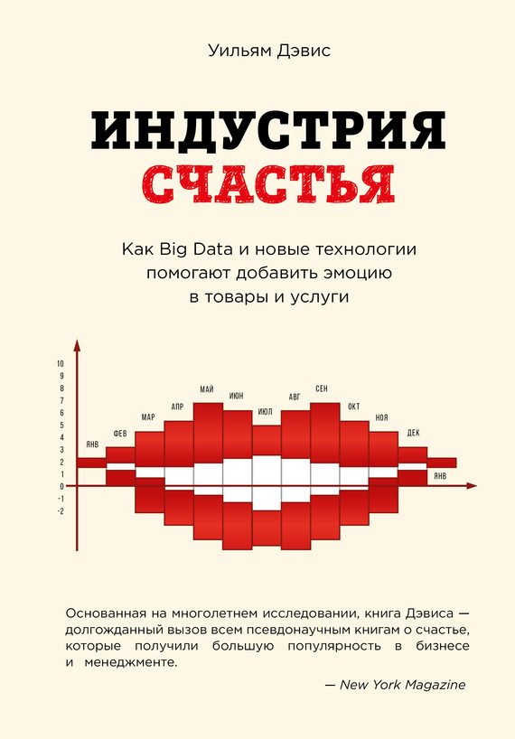 Обложка книги «Индустрия счастья. Как Big Data и новые технологии помогают добавить эмоцию в товары и услуги»