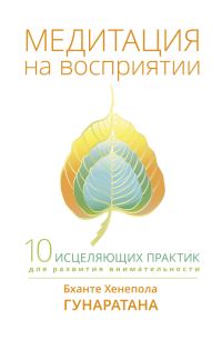 Обложка книги «Медитация на восприятии. Десять исцеляющих практик для развития внимательности»