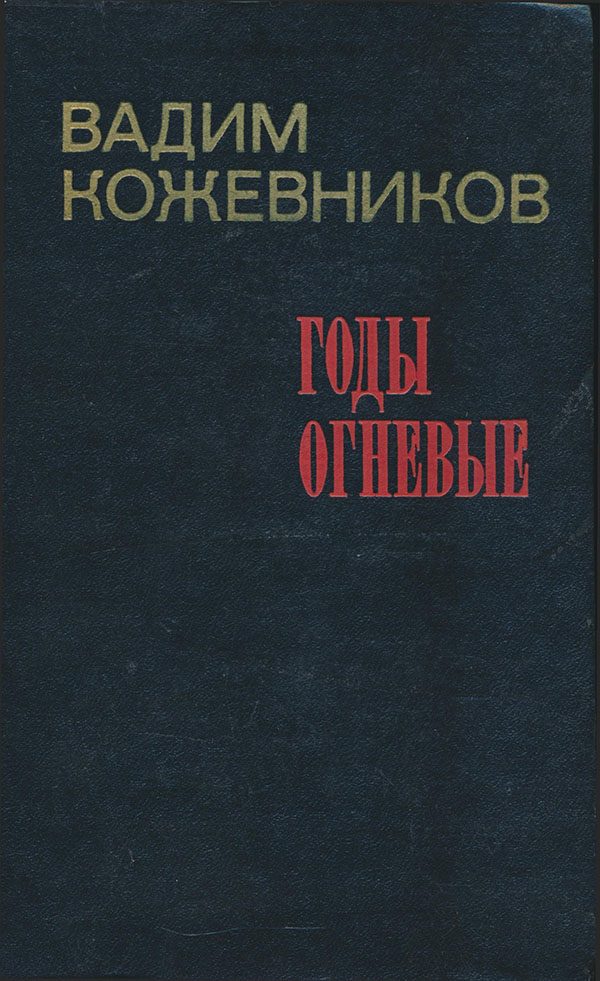 Обложка книги «Годы огневые»
