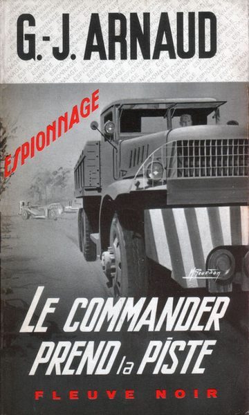 Обложка книги «Le Commander prend la piste»