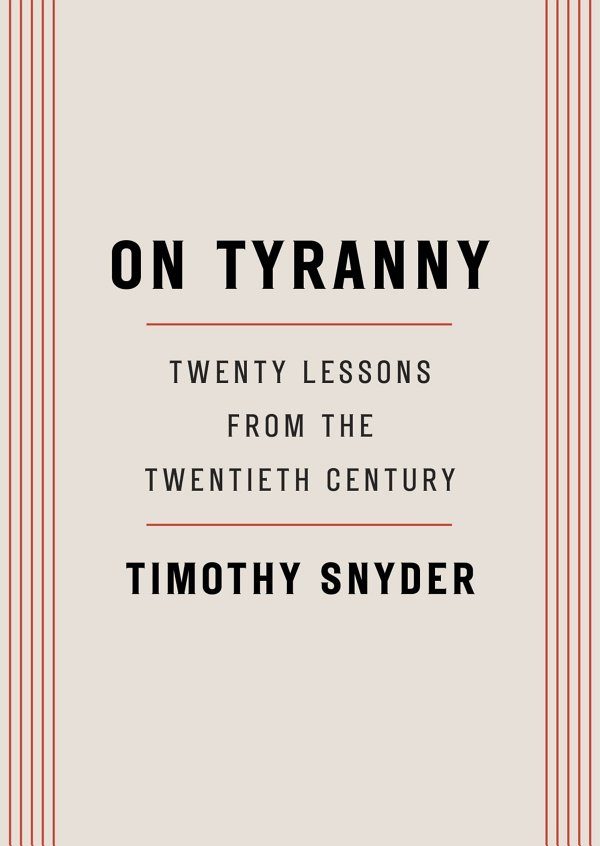 Обложка книги «On Tyranny»