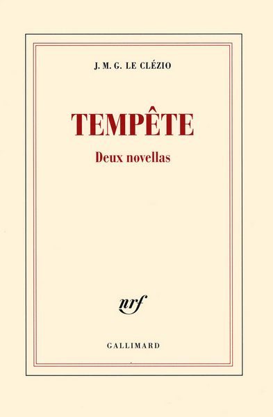 Обложка книги «Tempête. Deux novellas»