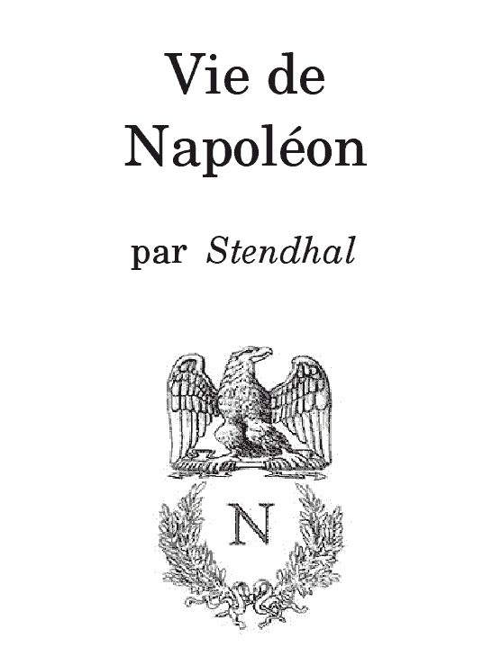Обложка книги «Vie de Napoléon»