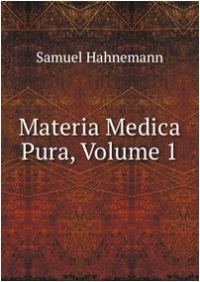 Обложка книги «Materia Medica Pura»