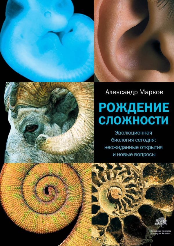 Обложка книги «Рождение сложности. Эволюционная биология сегодня: неожиданные открытия и новые вопросы»