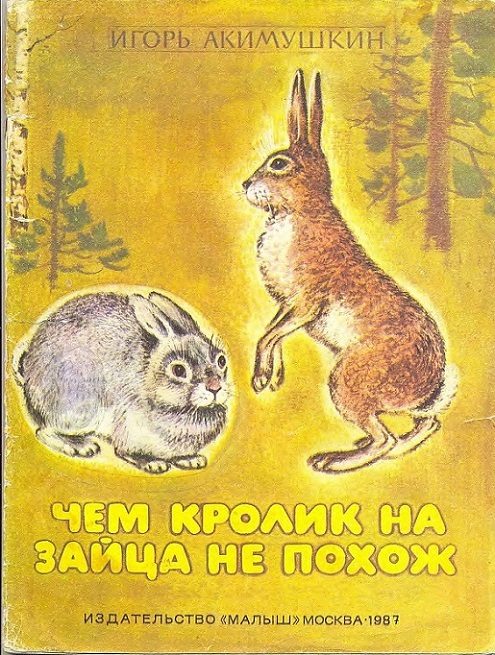 Обложка книги «Чем кролик на зайца не похож»