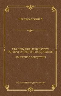 Обложка книги «Что побудило к убийству? Рассказ судебного следователя. Секретное следствие»