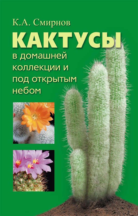 Обложка книги «Кактусы в домашней коллекции и под открытым небом»