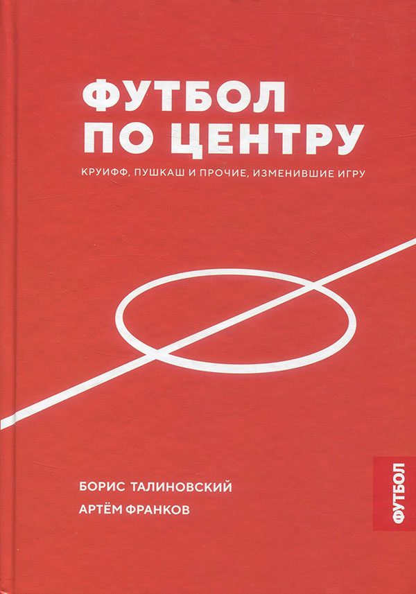 Обложка книги «Футбол по центру. Круифф, Пушкаш и прочие, изменившие игру»