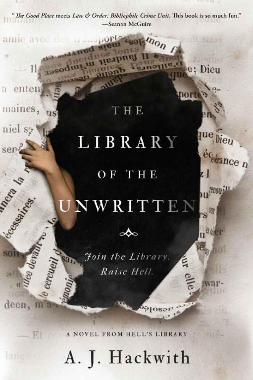 Обложка книги «The Library of the Unwritten»