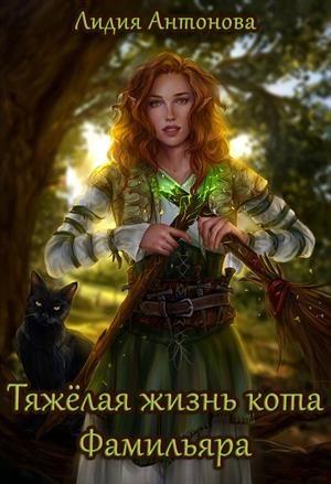 Обложка книги «Тяжелая жизнь кота-фамильяра»