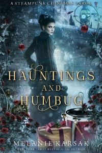 Обложка книги «Hauntings and Humbug: A Steampunk Christmas Carol»