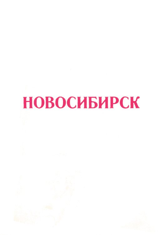 Обложка книги «Новосибирск 1917-1975 (Справочный материал)»