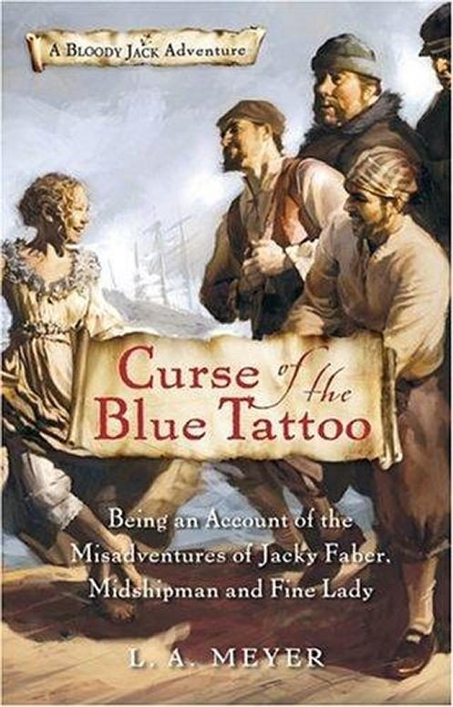 Обложка книги «Curse of the Blue Tattoo»