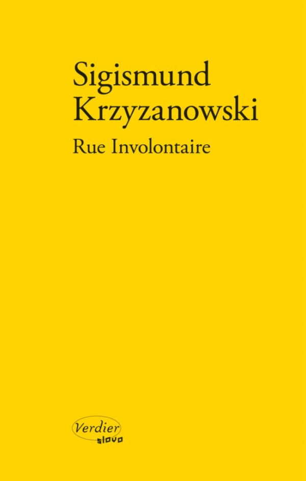 Обложка книги «Rue involontaire»
