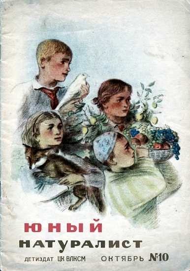 Обложка книги «Юный натуралист 1938 №10»