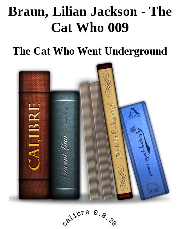 Обложка книги «The Cat Who Went Underground»