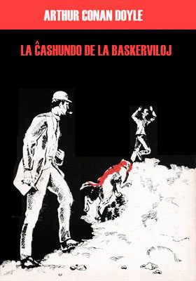 Обложка книги «La ĉashundo de la Baskerviloj»