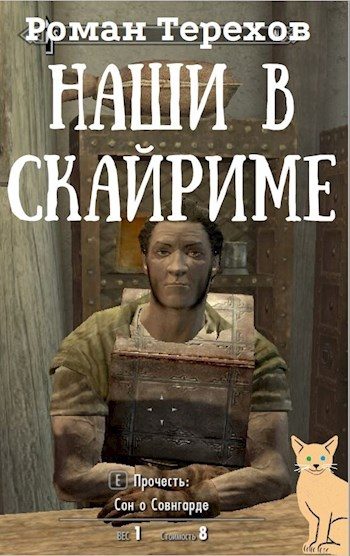 Обложка книги «Наши в Скайриме. Жизнь и самые обычные приключения имперского нобиля Теллурио Валерия и его верной компаньонки Ма`Руссы»
