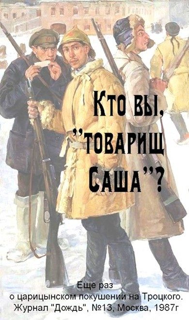 Обложка книги «Кто вы, «товарищ Саша»?»