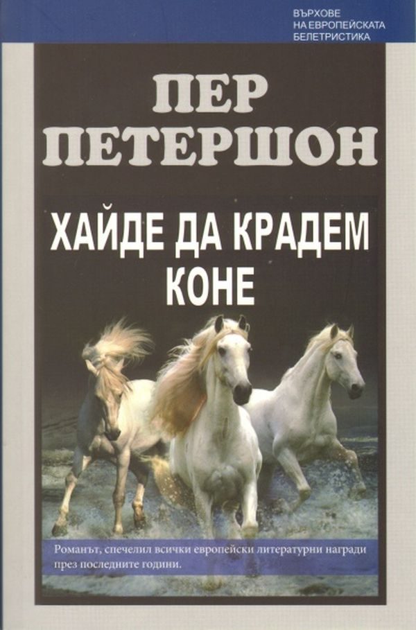 Обложка книги «Хайде да крадем коне»