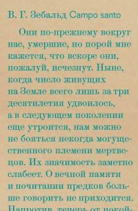 Обложка книги «Campo santo»