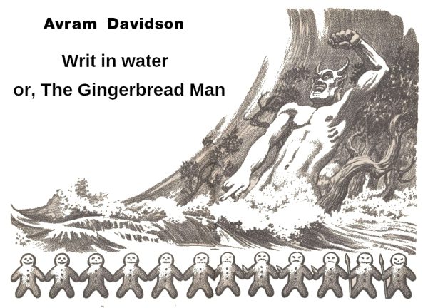 Обложка книги «Writ in Water, or The Gingerbread Man»