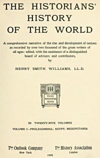 Обложка книги «The Historians' History of the World 01»
