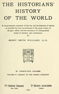 Обложка книги «The Historians' History of the World 04»