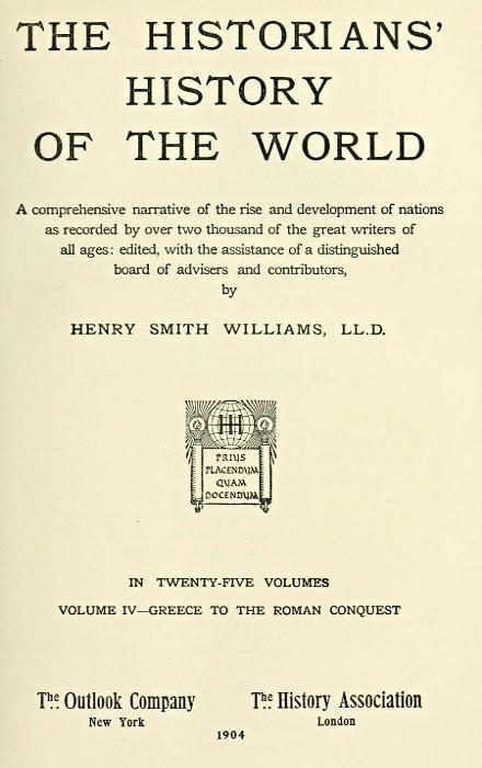 Обложка книги «The Historians' History of the World 04»