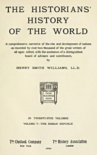 Обложка книги «The Historians' History of the World 05»