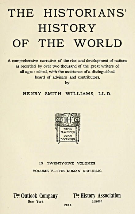 Обложка книги «The Historians' History of the World 05»