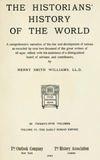 Обложка книги «The Historians' History of the World 06»