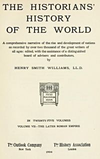 Обложка книги «The Historians' History of the World 07»