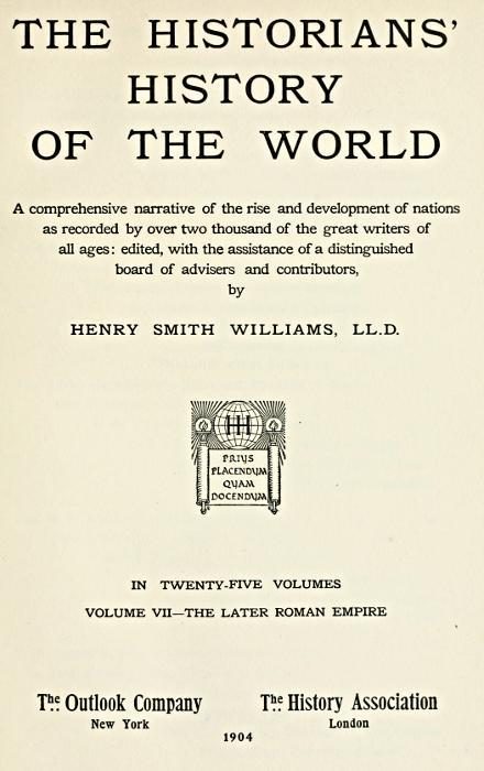Обложка книги «The Historians' History of the World 07»