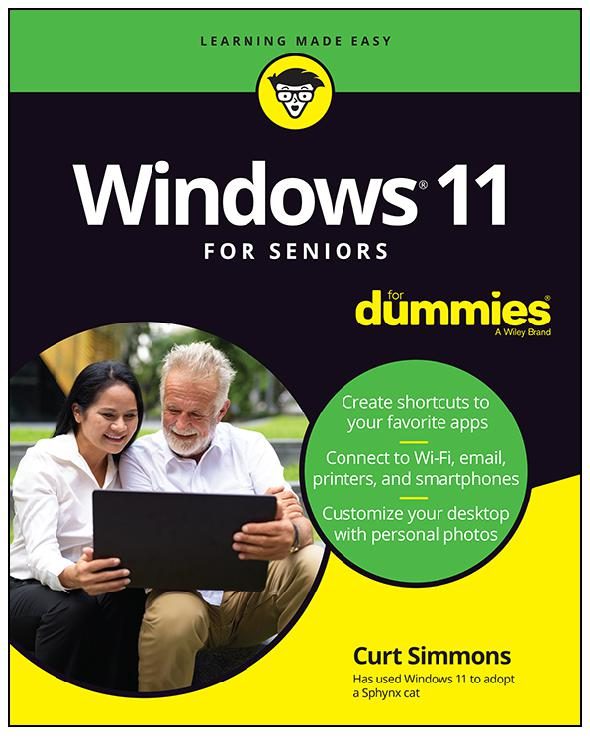 Обложка книги «Windows 11 For Seniors For Dummies»