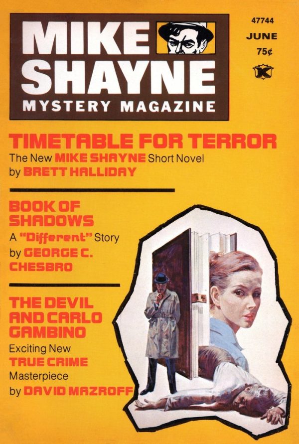 Обложка книги «Mike Shayne Mystery Magazine, Vol. 36, No. 6, June, 1975»