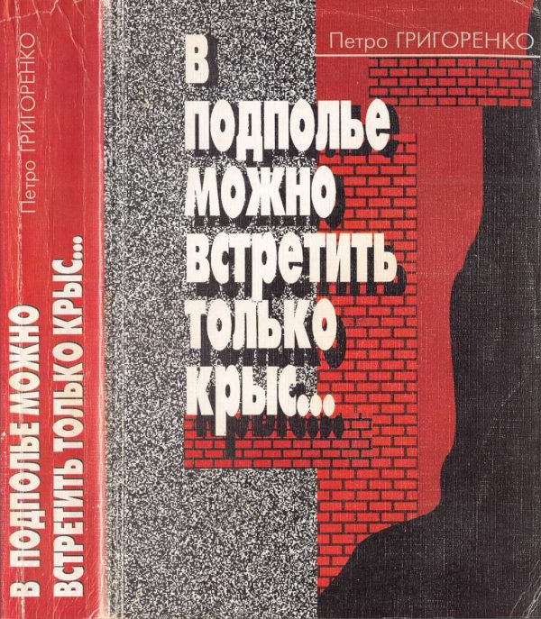 Обложка книги «В подполье можно встретить только крыс…»