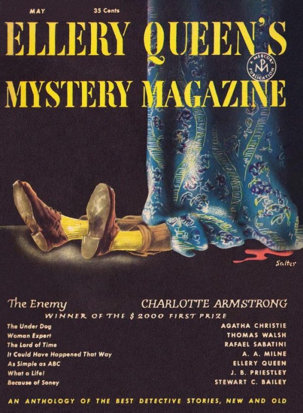 Обложка книги «Ellery Queen’s Mystery Magazine. Vol. 17, No. 90, May 1951»