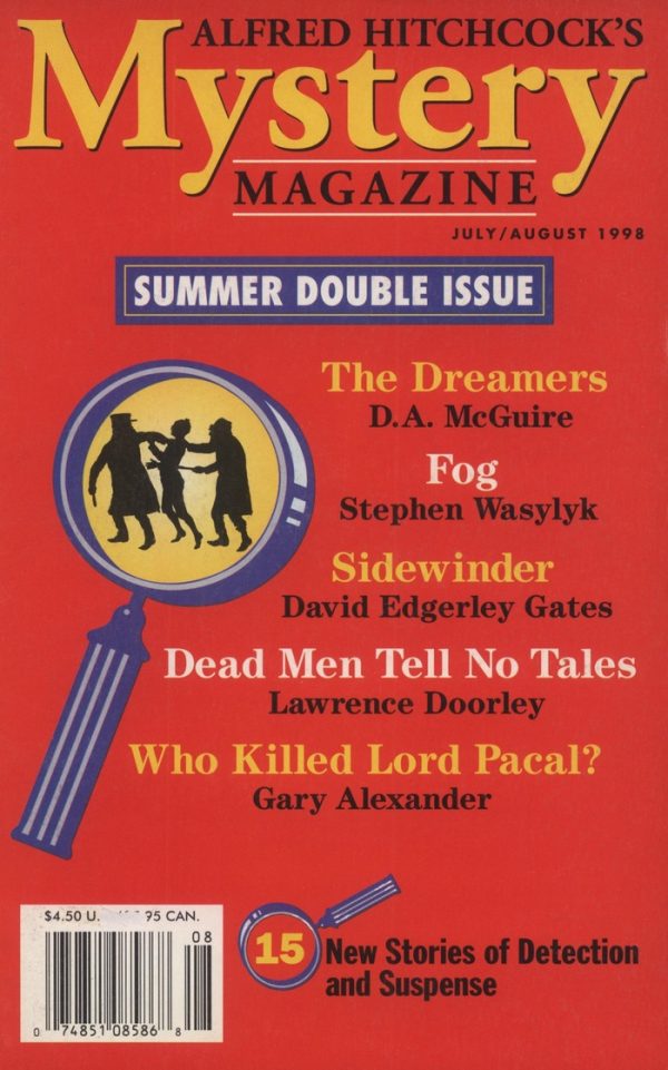 Обложка книги «Alfred Hitchcock’s Mystery Magazine. Vol. 43, No. 7 & 8, July/August 1998»