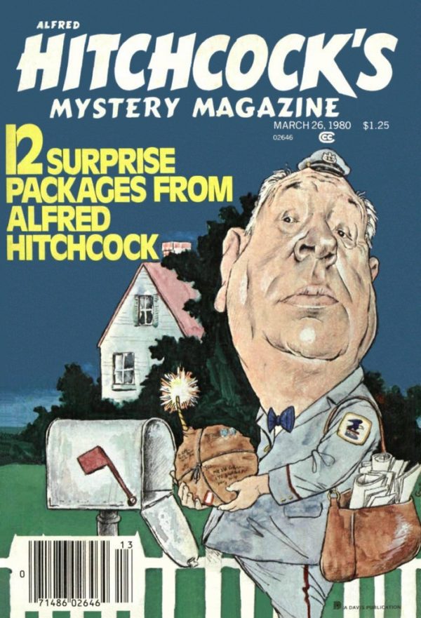 Обложка книги «Alfred Hitchcock’s Mystery Magazine. Vol. 25, No. 3, March 26, 1980»