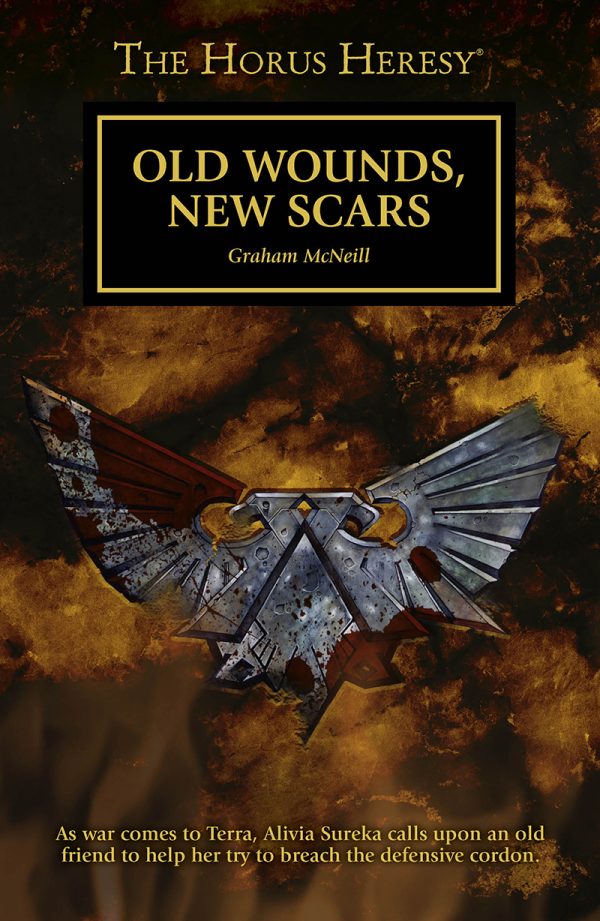 Обложка книги «The Horus Heresy: Old Wounds, New Scars»