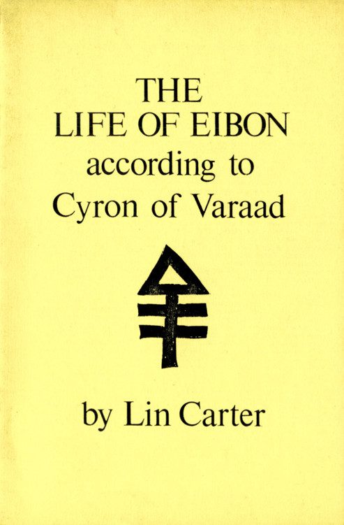 Обложка книги «The Life of Eibon»