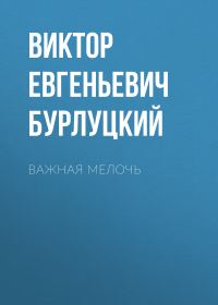 Обложка книги «Важная мелочь»
