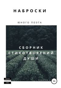 Обложка книги «Наброски юного поэта, или Сборник стихотворений души»
